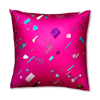 HERMES In The Pocket Scarf Pillow Throw Pillow 