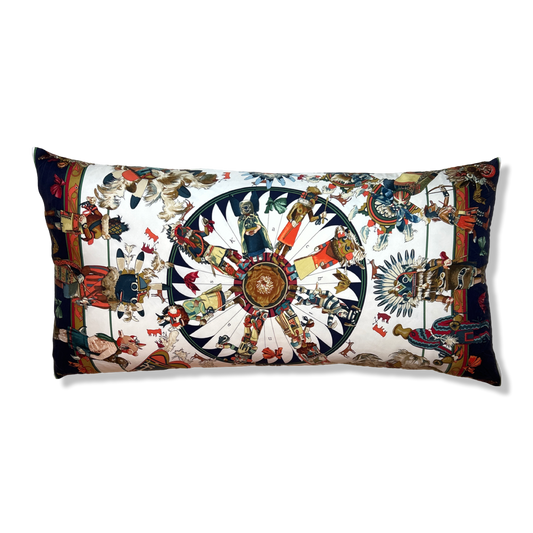 HERMES Kachina Scarf Pillow