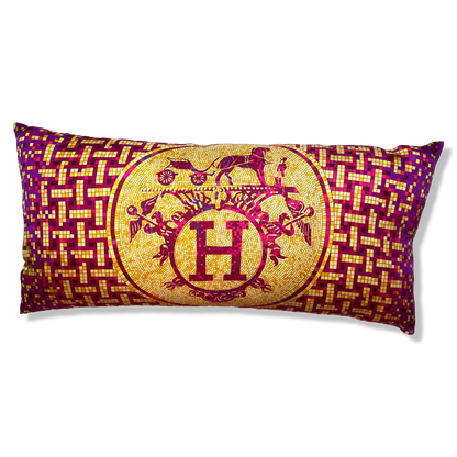 HERMES Mosaique au 24 Scarf Pillow Throw Pillow 
