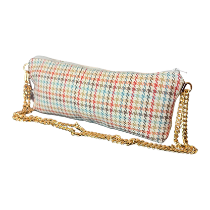 Petits Chevaux Ivory Vintage Scarf Crossbody Bag
