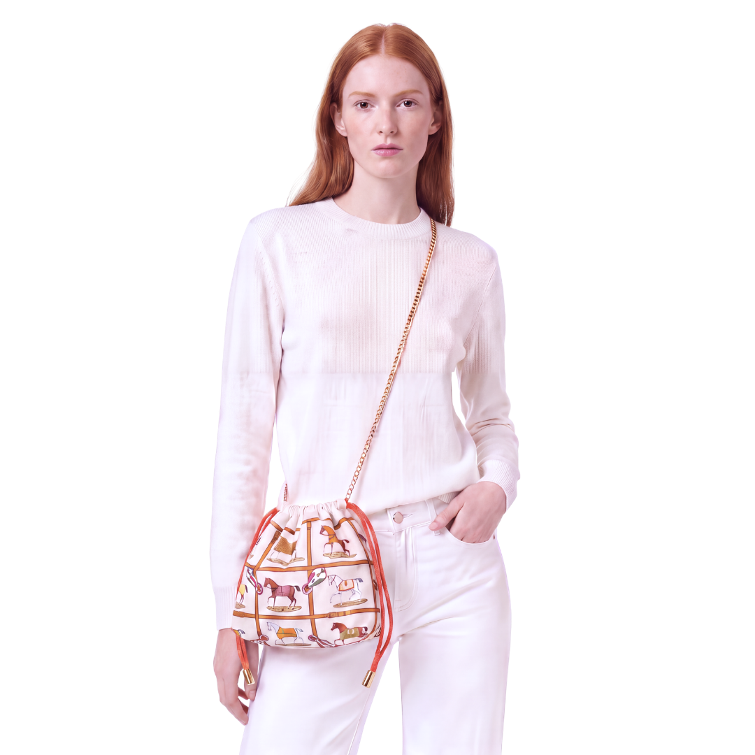 HERMES Petits Chevaux Scarf | Hermes Crossbody Bag