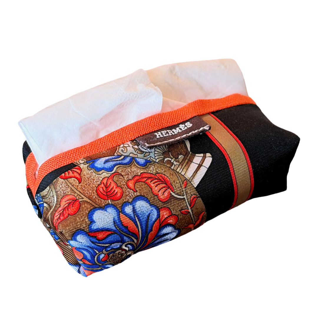 Hermès Qu'Importe le Flacon Scarf Travel Tissue Pouch