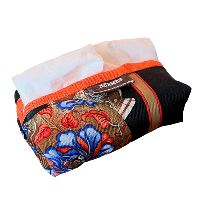 Hermès Qu'Importe le Flacon Scarf Travel Tissue Pouch