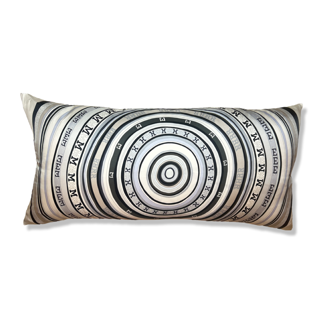 HERMES Tohu Bohu Silk Scarf Pillow