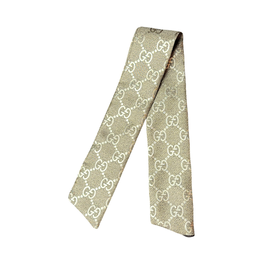 Gucci Metallic Vintage Silk Scarf Link Bracelet | Gucci Jewelry
