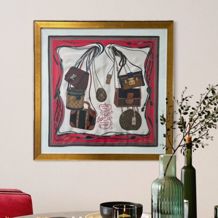 Louis Vuitton LV Treasure Scarf Framed Scarf