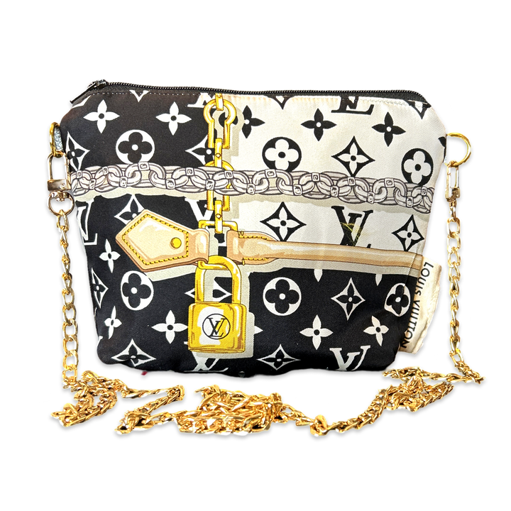 louis Vuitton monogram scarf crossbody bag