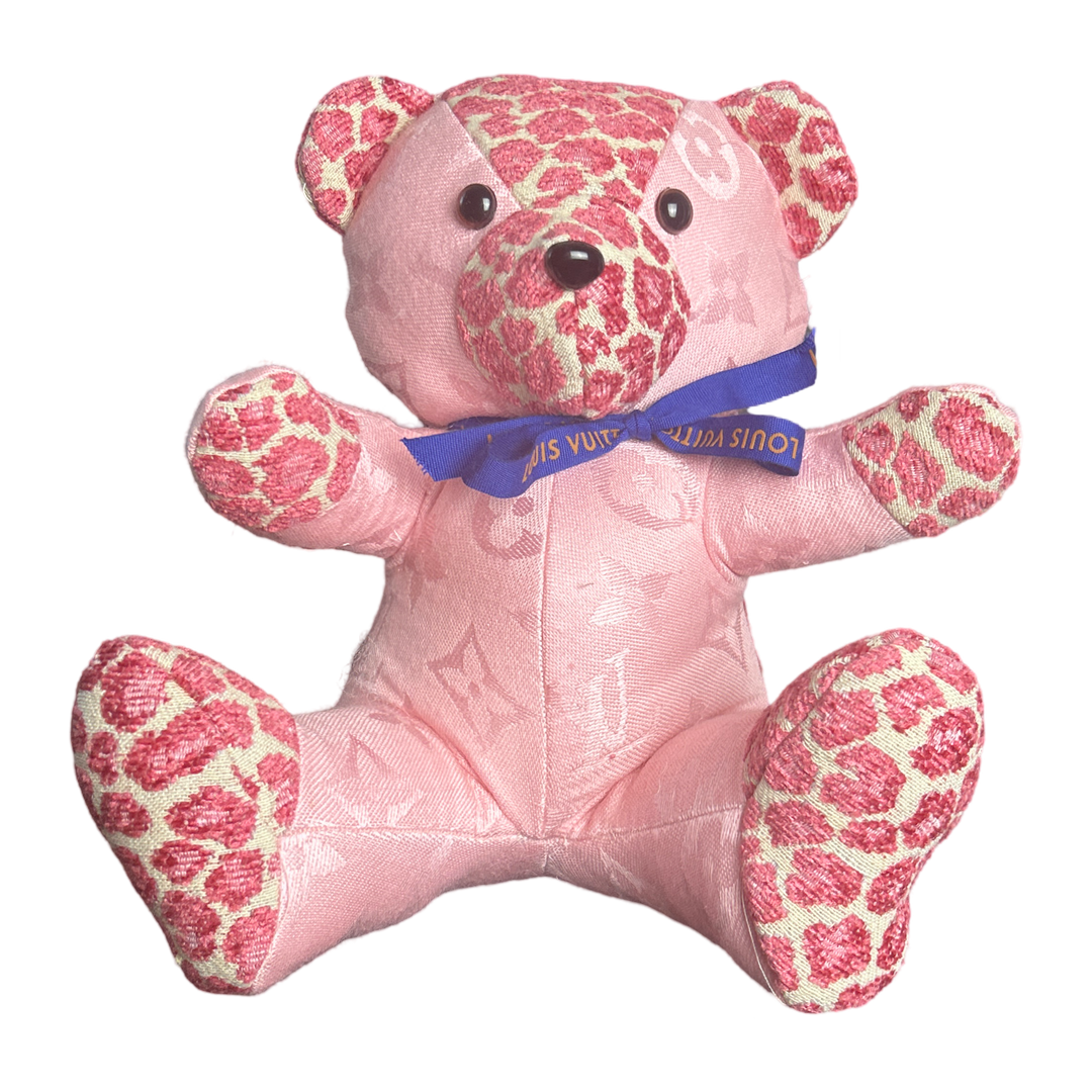 Louis Vuitton Vintage Scarf Teddy Bear at Vintage Luxe Up