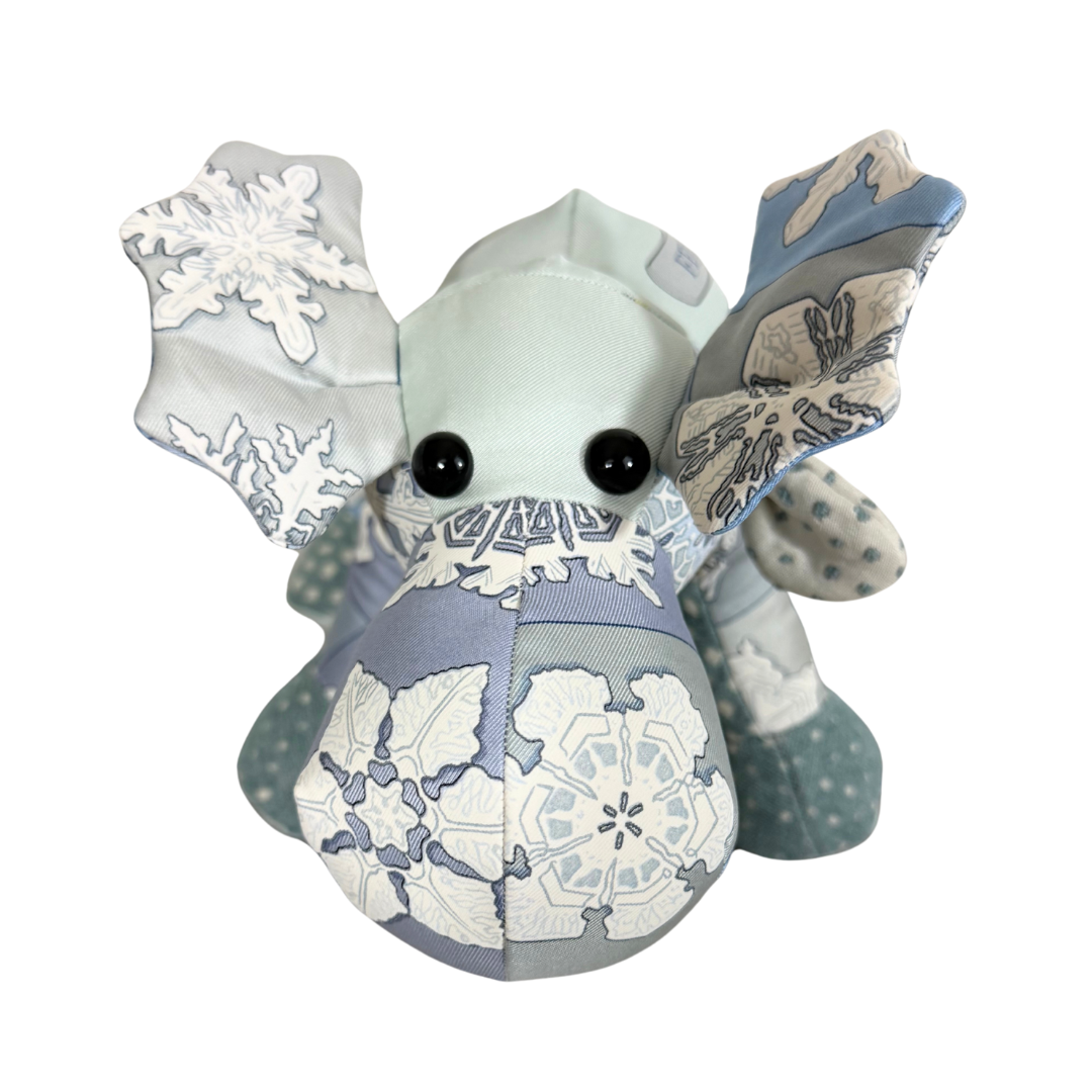 Hermes Feux d'Hiver Scarf Moose at Vintage Luxe Up