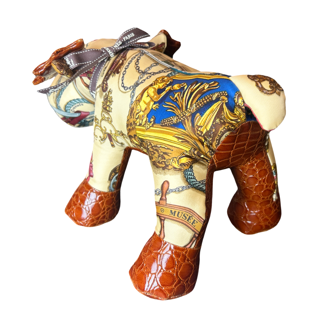 Musee Vintage Silk Scarf Majestic Moose