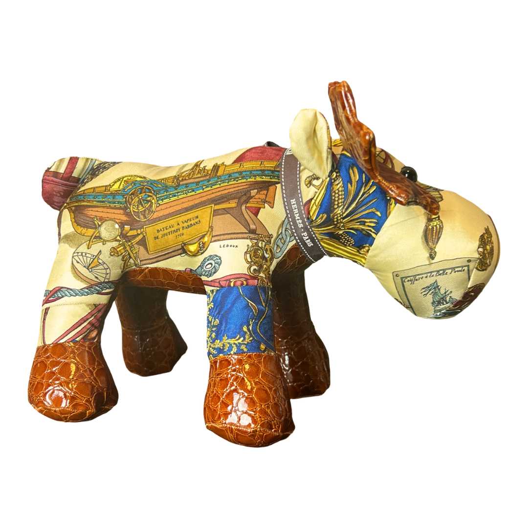 Hermes Musee Scarf Moose at Vintage Luxe Up