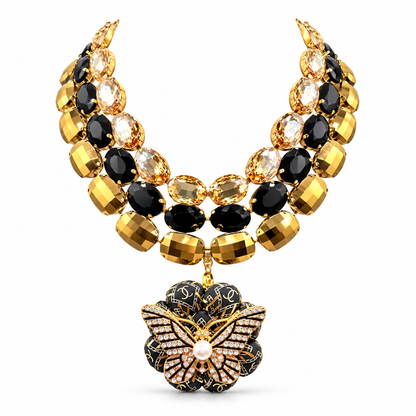 Chanel CC Butterfly Necklace | Chanel Jewelry