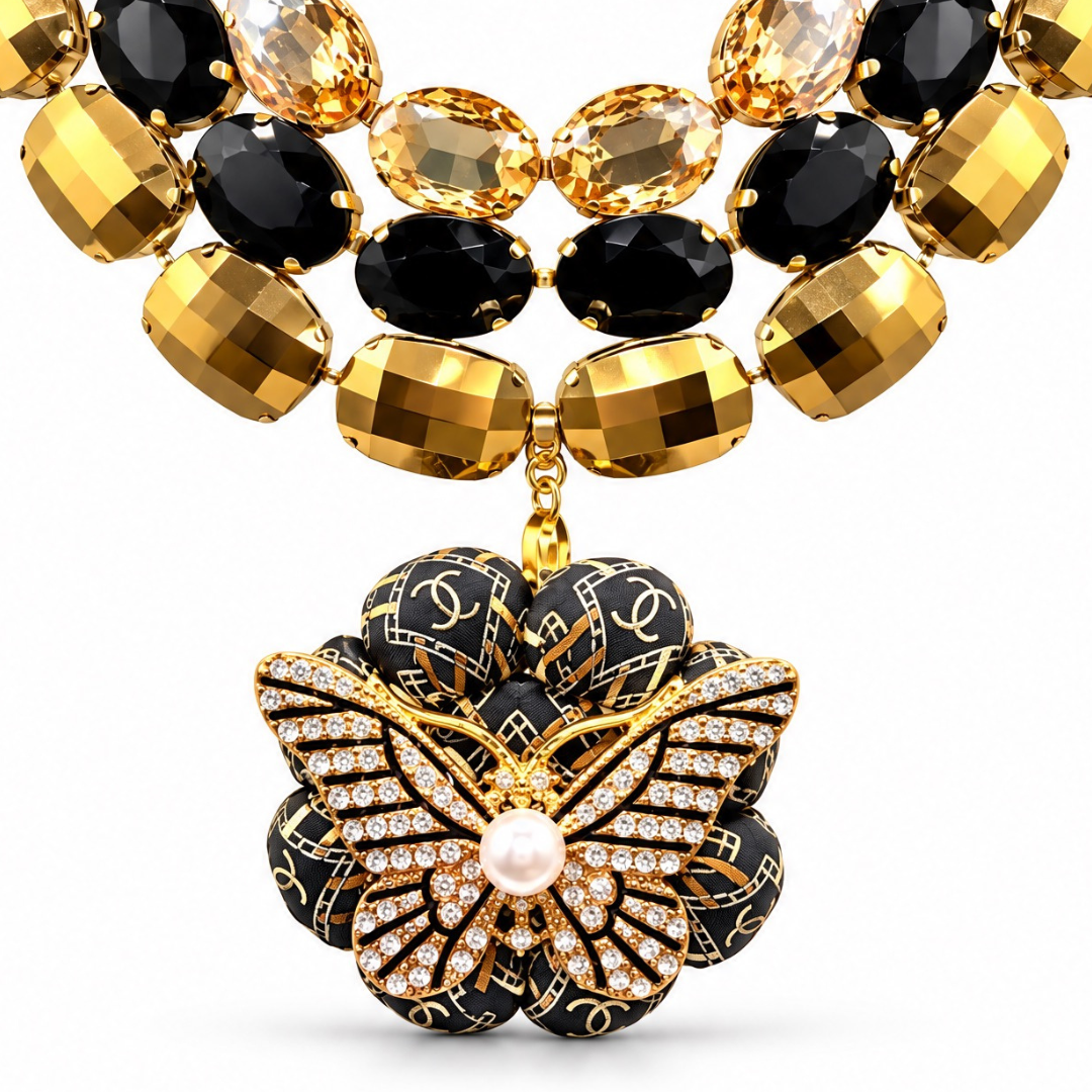 Chanel CC Butterfly Necklace | Chanel Jewelry
