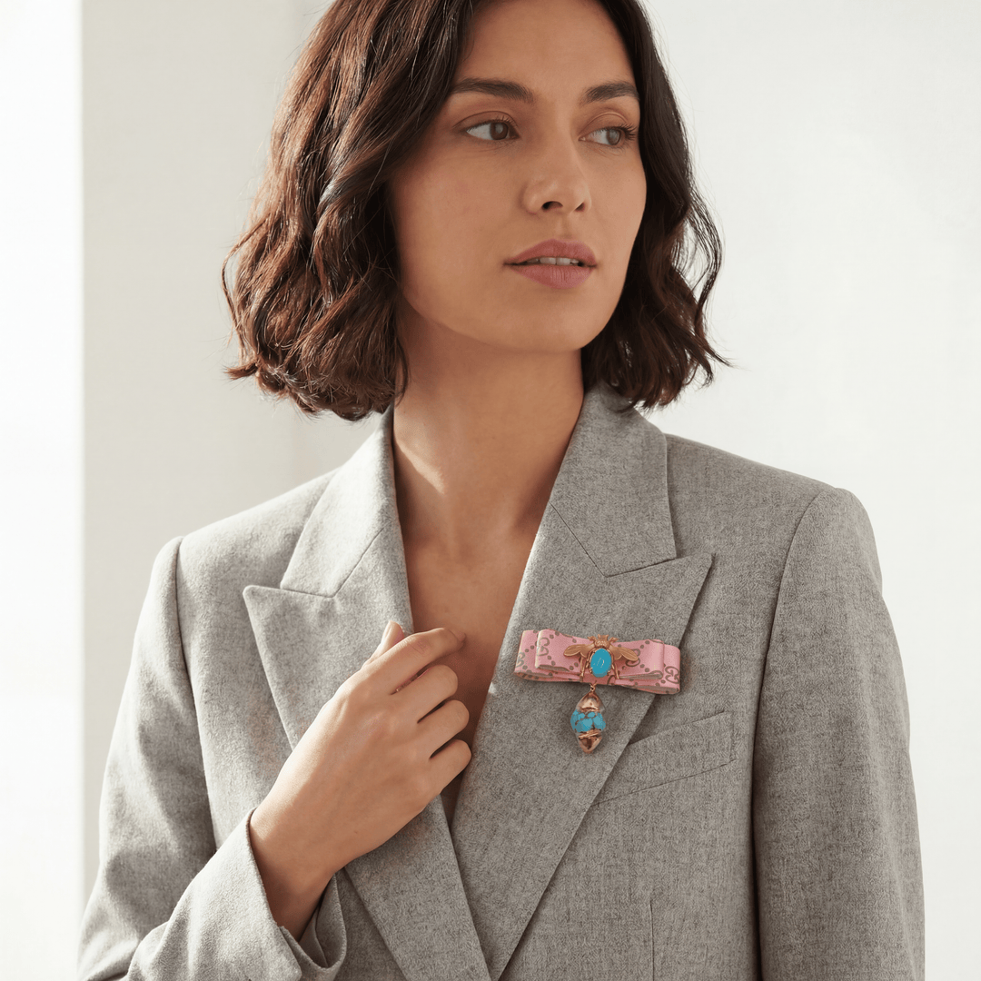 Gucci Necktie Brooch by Flock by Wild for Vintage Luxe Up