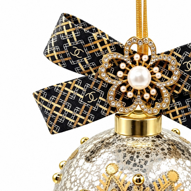 Chanel CC Logo Christmas Ornament | Chanel Christmas