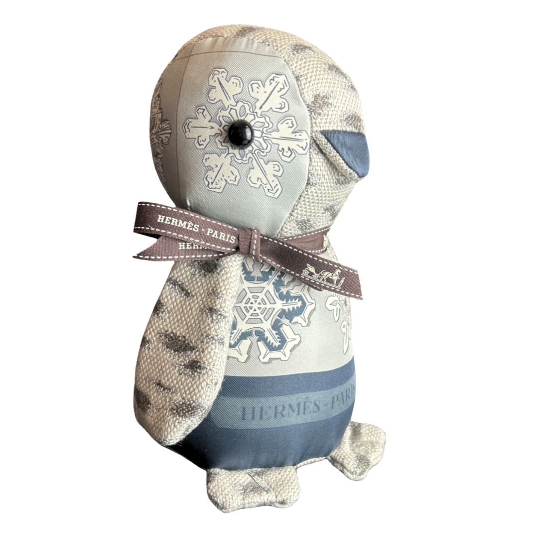 Hermes Feux d'Hiver Scarf Patchwork Penguin at Vintage Luxe Up```````````````````````