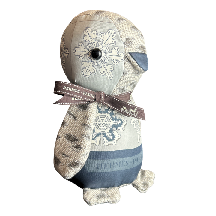 Hermes Feux d'Hiver Scarf Patchwork Penguin at Vintage Luxe Up```````````````````````