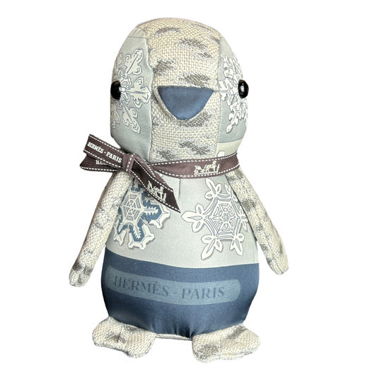 Hermes Feux de l'Hiver Scarf Penguin