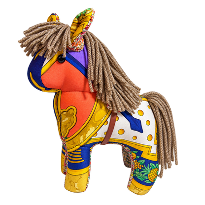 Carpe Diem Vintage Silk Scarf Noble Pony