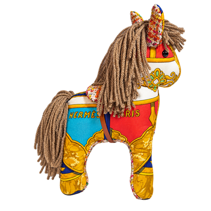 Carpe Diem Vintage Silk Scarf Noble Pony