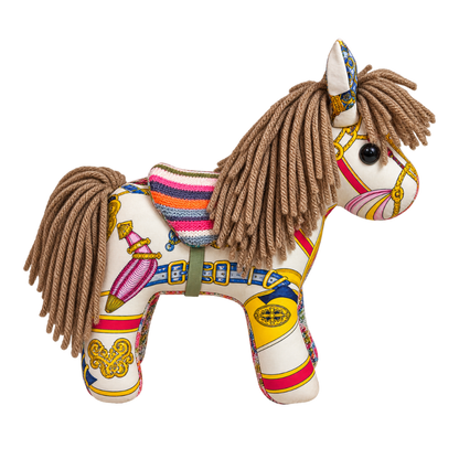 Qu'Importe le Flacon Vintage Silk Scarf Noble Pony