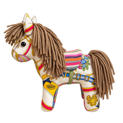 Qu'Importe le Flacon Vintage Silk Scarf Noble Pony