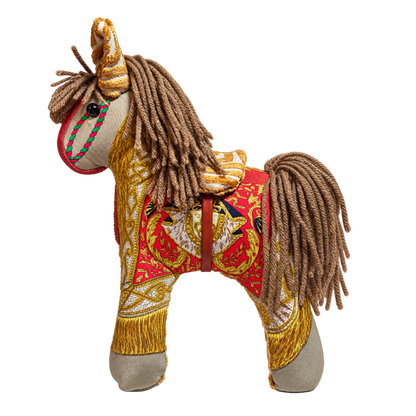 Poste et Cavalerie Vintage Silk Scarf Noble Pony