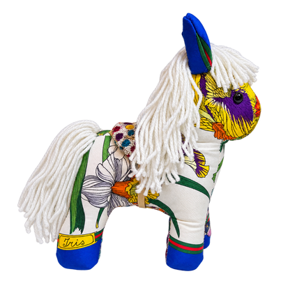 Iris Vintage Silk Scarf Noble Pony