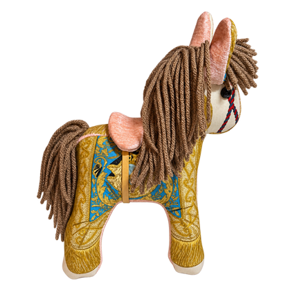 Poste et Cavalerie Vintage Silk Scarf Noble Pony
