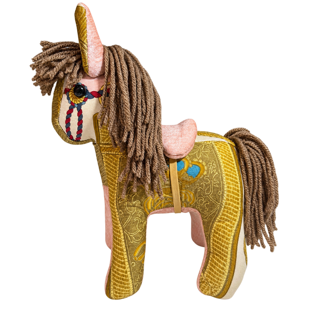 Poste et Cavalerie Vintage Silk Scarf Noble Pony