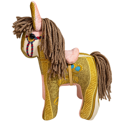 Poste et Cavalerie Vintage Silk Scarf Noble Pony