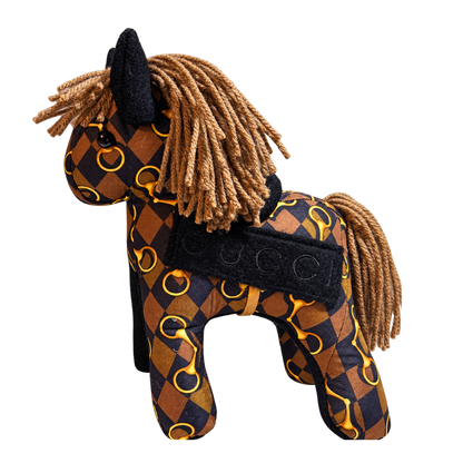 Horsebit Vintage Silk & Cashmere Scarf Noble Pony