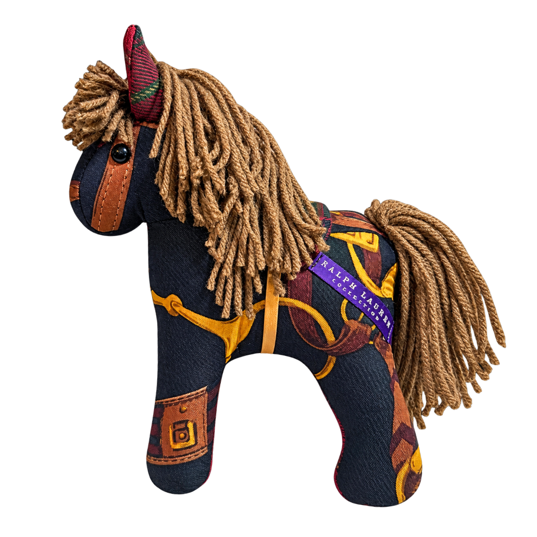 Tartan Vintage Silk Scarf Noble Pony