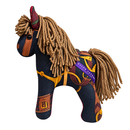 Tartan Vintage Silk Scarf Noble Pony