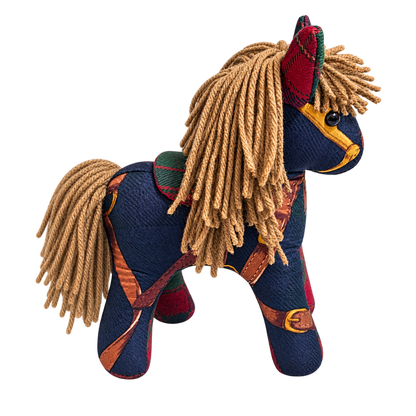 Tartan Vintage Silk Scarf Noble Pony