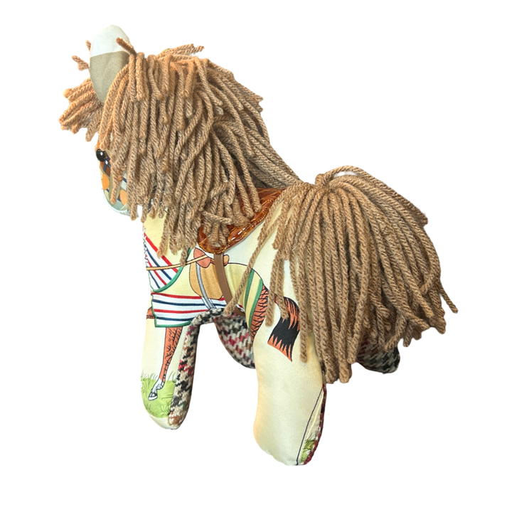 Haute Parure Vintage Silk Scarf Noble Pony