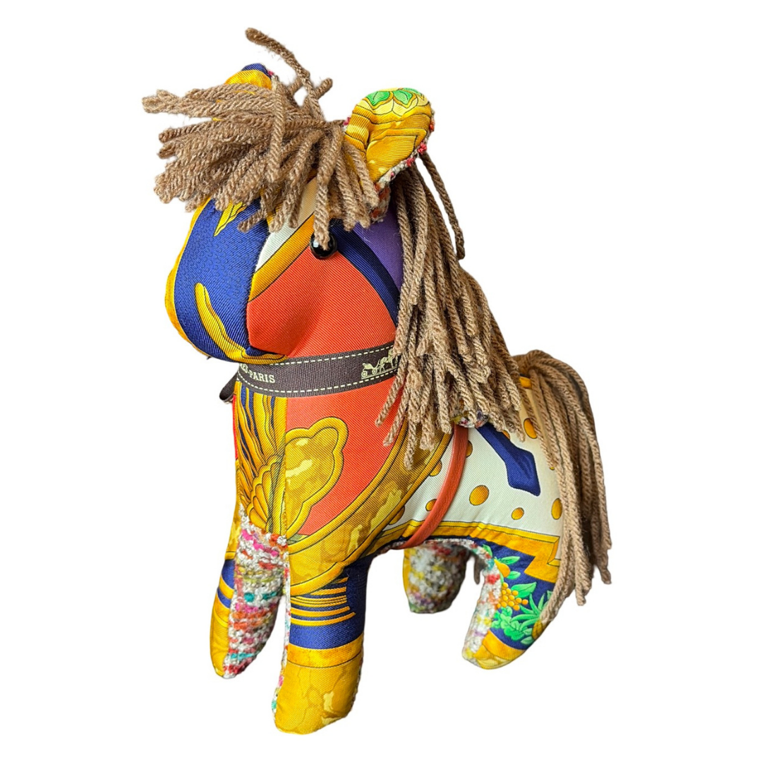 Hermes Carpe Diem Scarf in Noble Pony Design