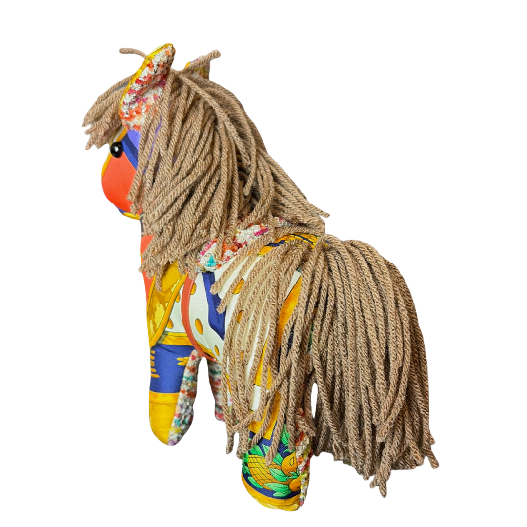 Hermes Carpe Diem Scarf in Noble Pony Design
