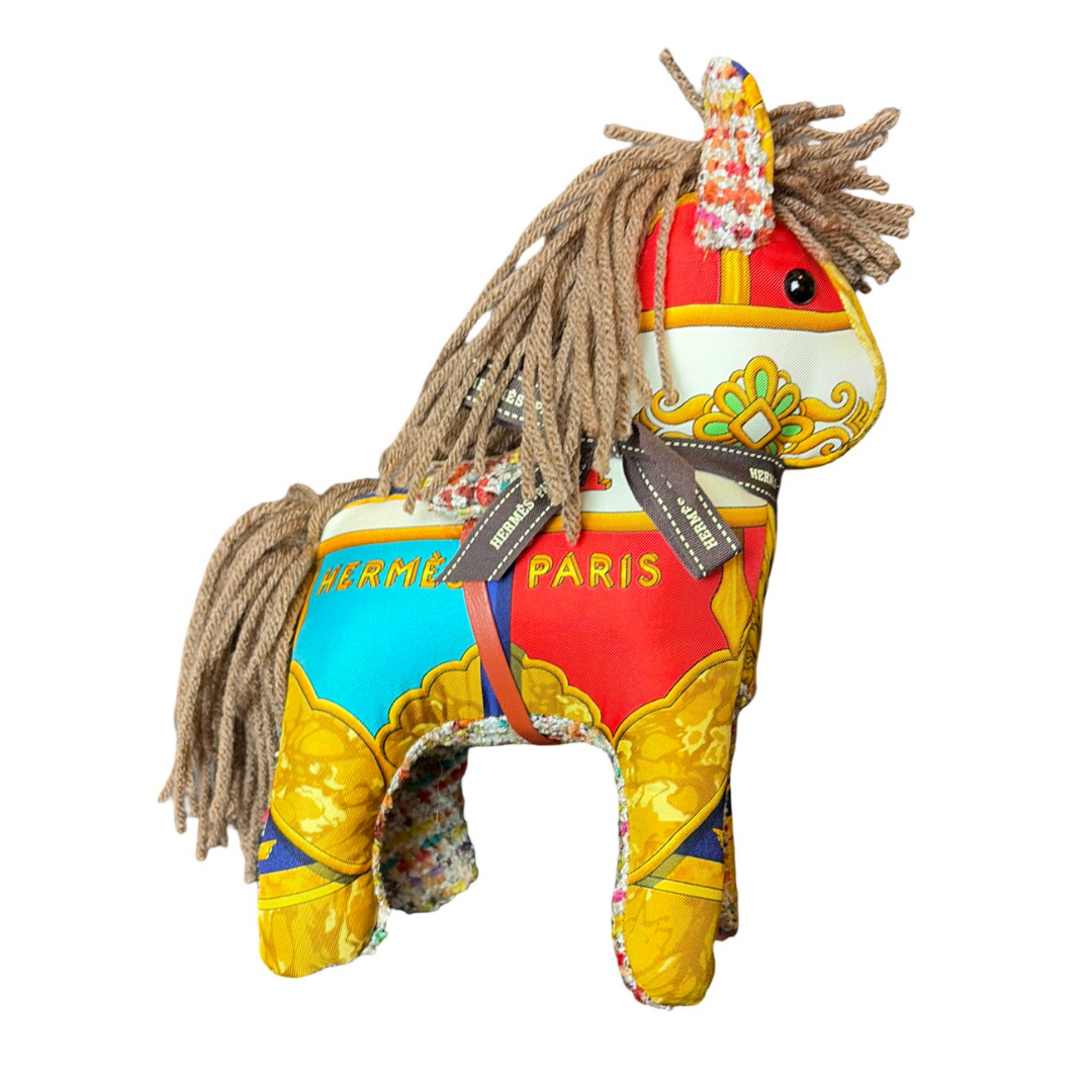 Hermes Carpe Diem Scarf in Noble Pony Design