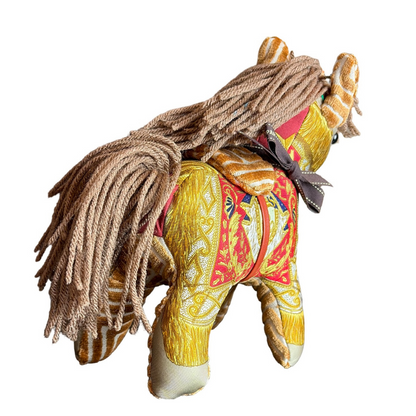 Hermes Poste et Cavalerie Scarf in Noble Pony Design
