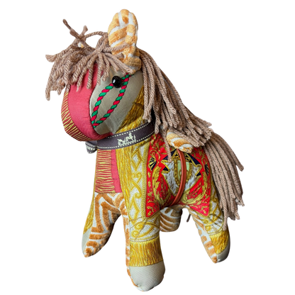 Hermes Poste et Cavalerie Scarf in Noble Pony Design