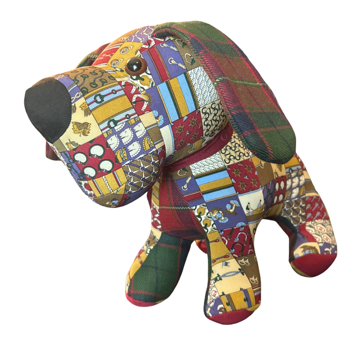 Gucci Cravatte Scarf Patchwork Puppy at Vintage Luxe Up