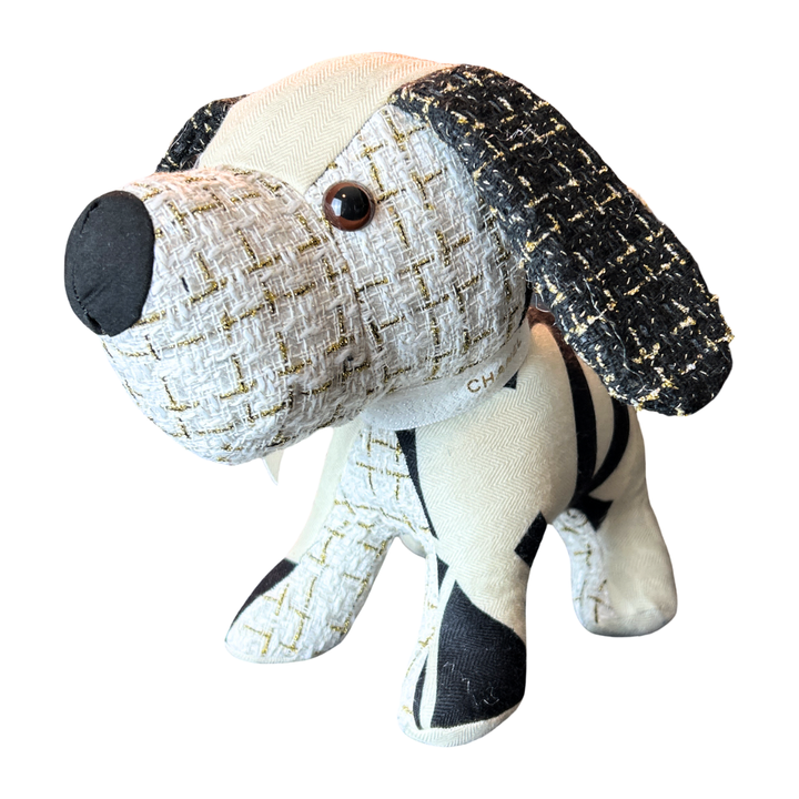 Chanel CC Logo Scarf Patchwork Puppy at Vintage Luxe Up