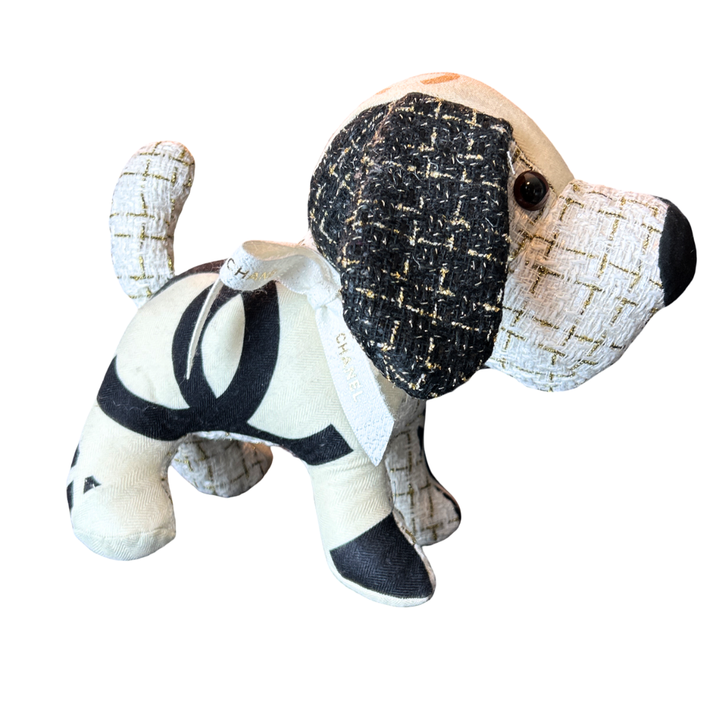Chanel CC Logo Scarf Patchwork Puppy at Vintage Luxe Up