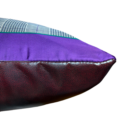Prince of Wales Equestrian Vintage Scarf Pillow 22"