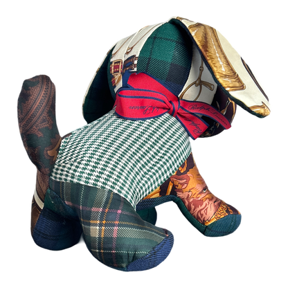 Ralph Lauren Scarf Patchwork Puppy at Vintage Luxe Up