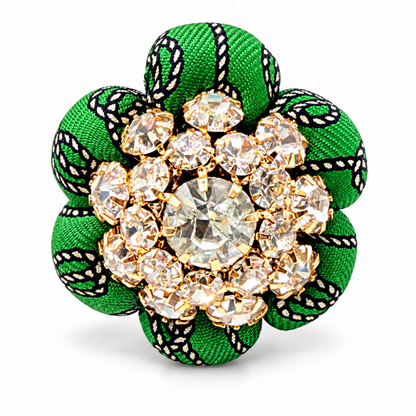Gucci Green Floral Ring | Gucci Jewelry