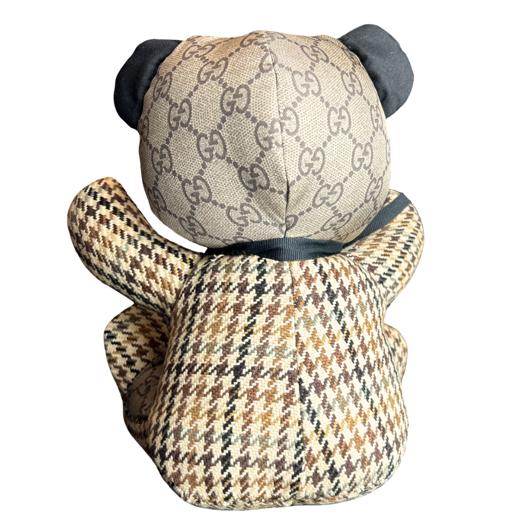 Gucci GG Logo Scarf Teddy Bear at Vintage Luxe Up