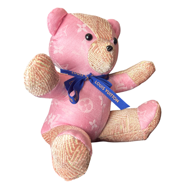 Louis Vuitton LV Monogram Scarf Teddy Bear at Vintage Luxe Up
