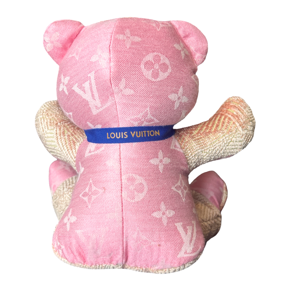Louis Vuitton LV Monogram Scarf Teddy Bear at Vintage Luxe Up